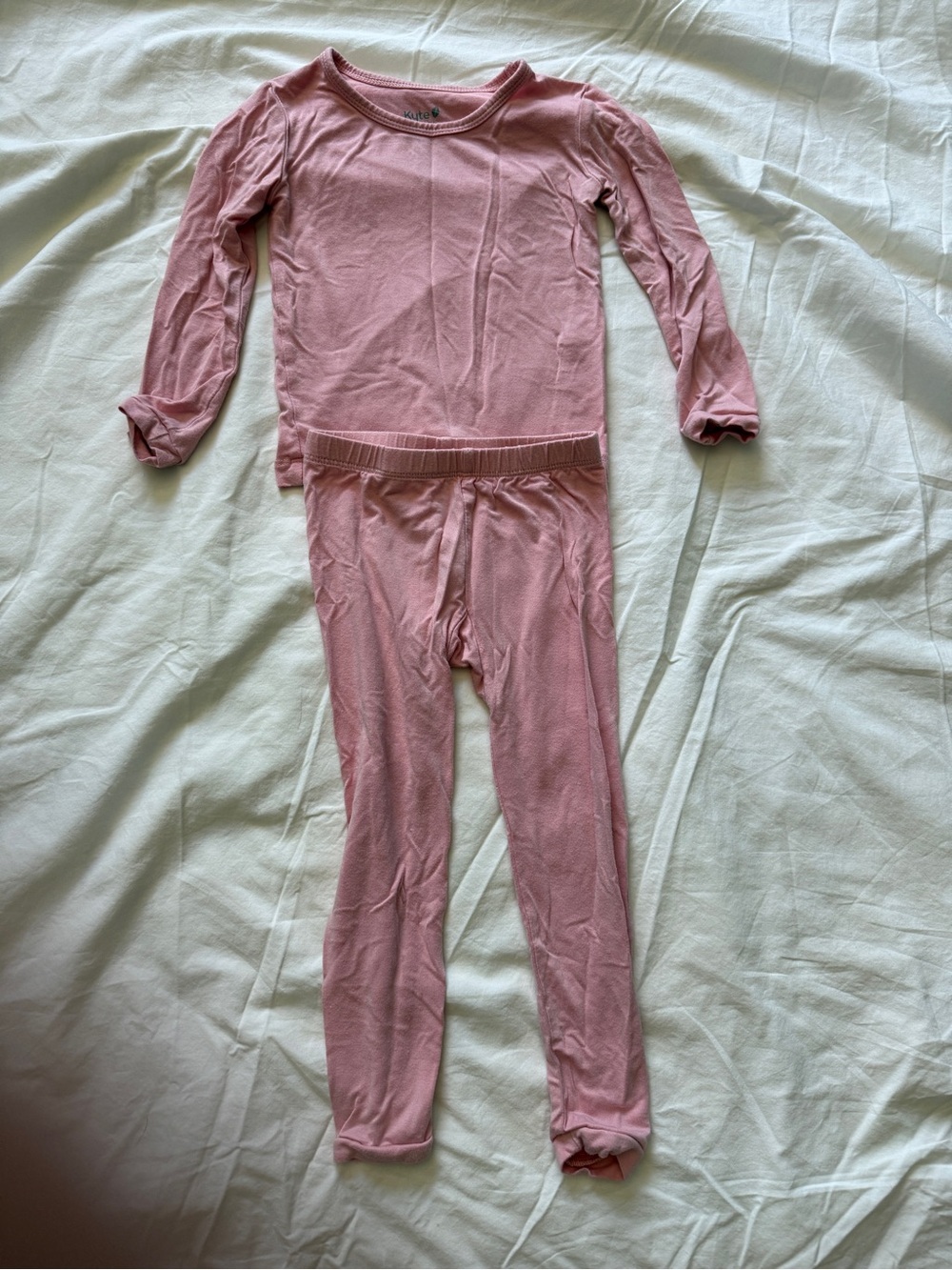 Kyte baby 18-24 months bamboo pink pajama set